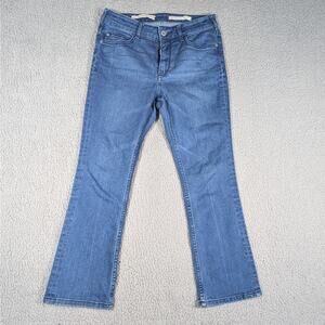 Pilcro Anthropologie Jeans Womens 29 Blue High-Rise Bootcut Stretch Denim Pants
